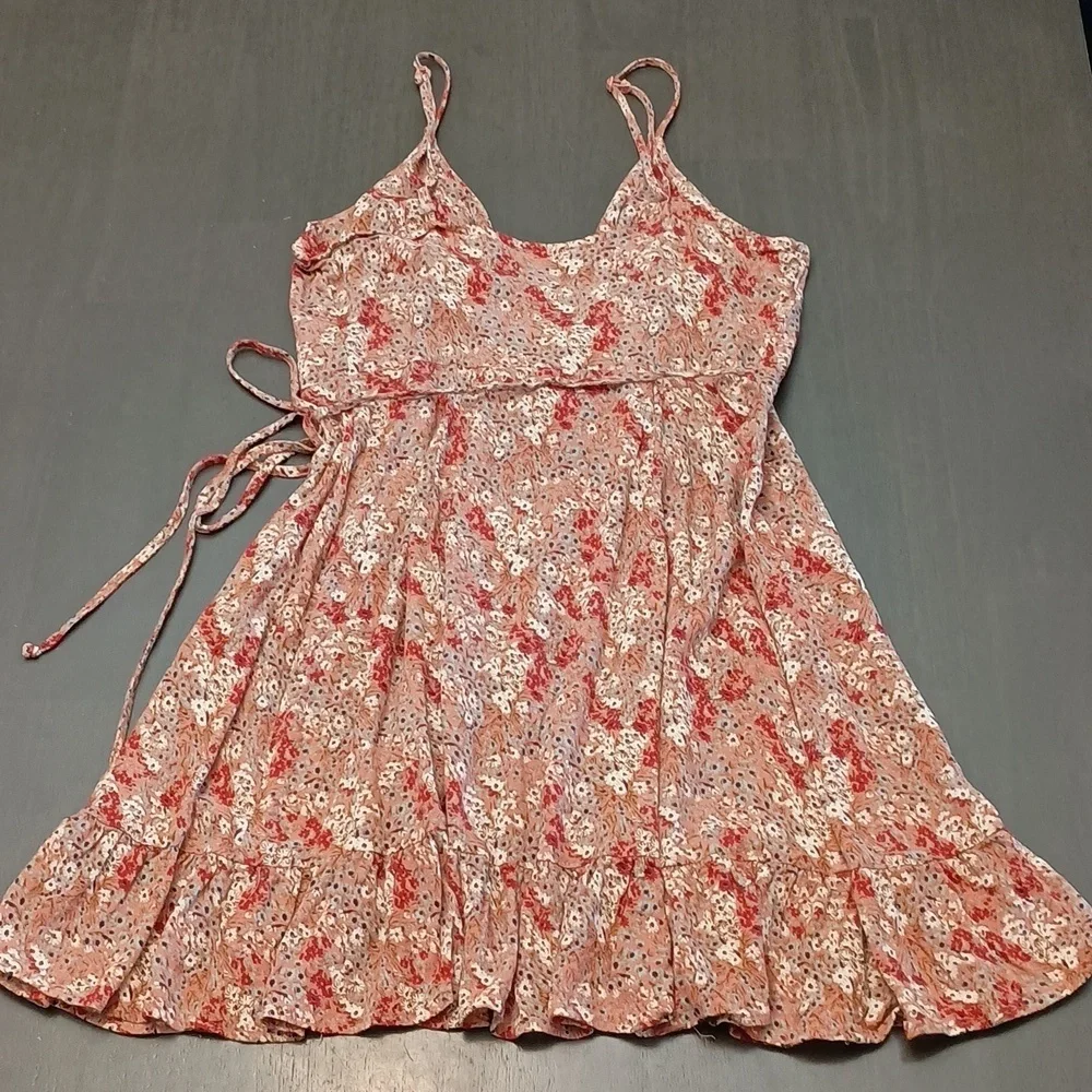 Free People All My Love Printed Wrap Dress